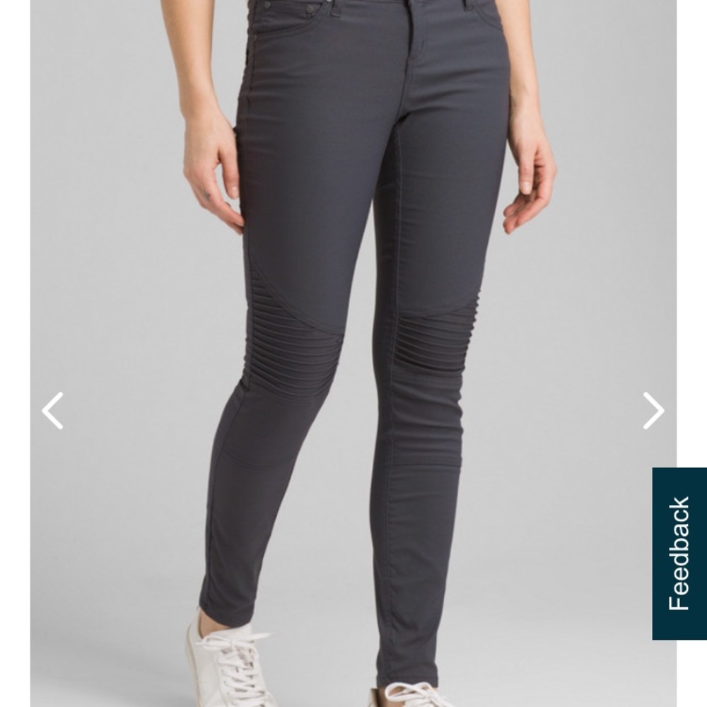 Prana Brenna Moto Pants Coal Size 2